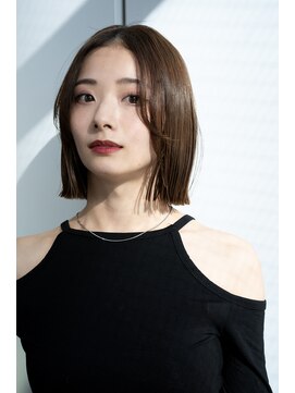 レノラ 本町(LENORA) 20代30代大人かわいいナチュラル暗髪ゆるめパーマヘア