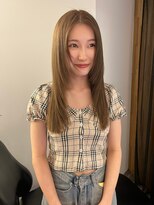 サンシーズ(SUNSEA'S) SUNSEA'S 三宮・元町 オリーブベージュ×レイヤーカット