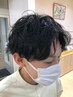 【男性ビジネスマン向け平日限定】似合わせカット＋眉カット￥6655→￥5000