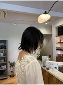 無造作ミディアムスタイル