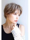 20代/30代/40代/大人ショート/ハイトーンカラー