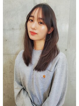 ガーデン ミサト 三郷中央(garden misato) ブランジュ前髪なし韓国ヘア×顔まわり似合わせレイヤーカット