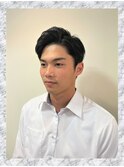 爽やかアップバングショート