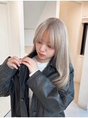 ダブルカラーハイトーンカラーケアブリーチインナーカラー#原宿
