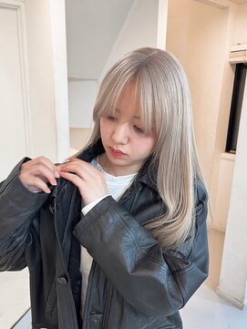 ミーム 原宿 表参道(meme) ダブルカラーハイトーンカラーケアブリーチインナーカラー#原宿