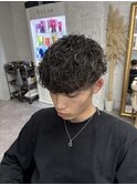 波巻きスパイラルパーマメンズマッシュパーマツイストパーマ
