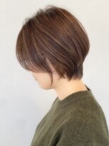 トト 船橋店(toto.)&nbsp;☆細めハイライトボブフェザーショートマロンベージュ[船橋]