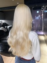 ペレ 栄店(PELE)&nbsp;イメチェン/ホワイトブロンド/外ハネボブ/美髪/栄