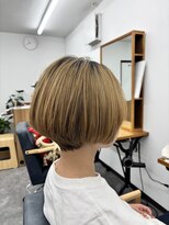 アンドヘアサロン(AND hair salon)&nbsp;ハイトーンカラー/ベージュカラー/小顔ショート/くびれヘア＠