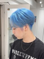 メンズペレ 渋谷(MEN'S PELE)&nbsp;スペインカール/スパイキーショート/ブルーブラック/渋谷