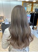 ダブルカラーブリーチミルクティーベージュホワイトベージュ
