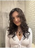 外国人風レイヤーパーマ
