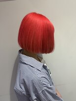 ルルバイアズール 草加店(LULU by azule)&nbsp;ダブルカラー，塩基カラー，ピンクレッド【草加】