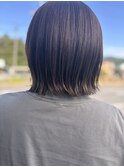 ミニボブ　切りっぱなしボブ　トリートメント　ヘッドスパ