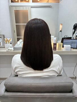 エント エクラート 川越東口店(ento.ECLART) 髪質改善艶カラー(マホガニーベージュ)