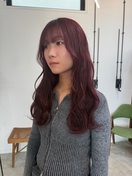 シンエノム(Shin enom) ワインレッドカラー/チェリーレッド/ブリーチカラー