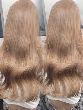 ペレ 栄店(PELE) イメチェン/ホワイトブロンド/外ハネボブ/美髪/栄