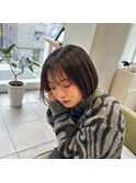 切りっぱなしボブ