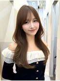 ロングレイヤーくびれヘア