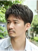 波巻きツイストスパイラルルーズパーマアクティブショート渋谷