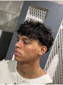 MEN’SHAIR/メンズパーマ/テーパーフェード/スパイキーショートU
