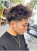 似合わせカット ツイストパーマ メンズパーマ　モテる束間　七隈