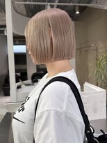 ステン(sten)&nbsp;透明感カラーブロンドボブ