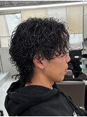 ツイストスパイラル/メンズパーマ/メンズカット/フェード