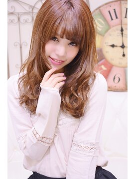 メイズ(MAZE) 小顔バングの愛されゆるかわロング【メイズ東中野・鍛原志行】