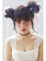 ガランテ(Galante)&nbsp;《Chiara》お団子アレンジ×ハーフアップ