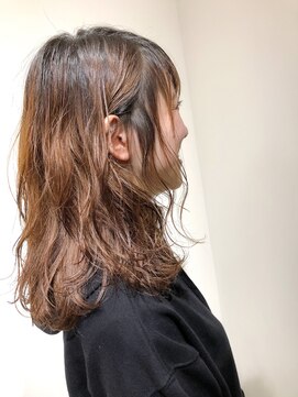 リアン(Lian) 【パーマ】ミディアムレイヤーのパーマスタイル