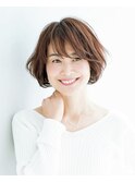 大人フェミニンボブ
