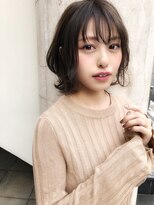 ラノバイヘアー(Lano by HAIR) 【Lano by HAIR】関亜梨佐 黒髪暗髪アッシュ小顔ショート