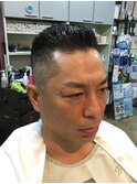 濡れパンオールバック