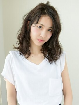 ヘアーアンドスパ フェリーチェ ミチ 野田屋町店(HAIR&SPA felice MICHI) 無造作セミディ