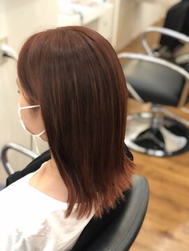 ミヤコウシティ美容室 外ハネ