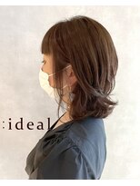 アイディール 心斎橋店(:ideal) 20代30代40代☆ナチュラルウルフでくびれミディ♪心斎橋・四ツ橋