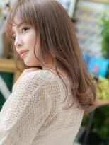 カバーヘア ブリス 川口(COVER HAIR bliss) 外国人風大人可愛い抜け感ミルクティーピンクT2川口20代30代40代