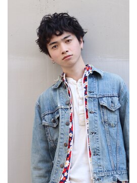 ブークル(boucle) 個性派パーマのショートマッシュ！