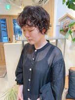 ルアウハク 梅田(LUAU Haku)&nbsp;・マッシュパーマ×インナーベージュ・【Haku/梅田/タクノ】