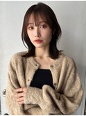 ナチュラルくびれレイヤー×シフォンベージュ
