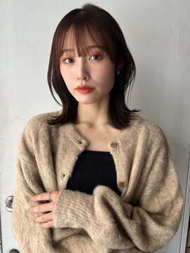 ポーチバイハニー オモテサンドウ(PORCH by HONEY omotesando) ナチュラルくびれレイヤー×シフォンベージュ