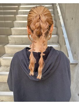 ロチカバイドールヘアー 心斎橋(Rotika by Doll hair) ポニーテルアレンジ