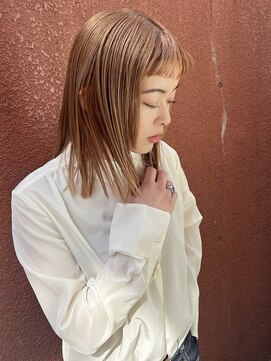 プール(POOL) 【TAISEI】似合わせカット+ミルクティーベージュ