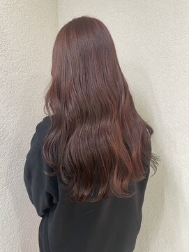 アジールヘア 所沢プロペ通り店(agir hair) エアリーロング美髪オレンジベージュカラー練馬所沢韓国