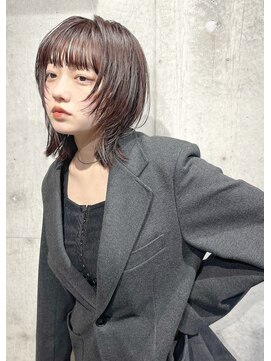 ノースイースト 登戸店(northeast) 【向ヶ丘遊園】ミディアムレイヤー/ラベンダーアッシュ