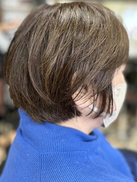 ヘアークリアー 春日部 大人可愛いミセス耳かけショート/小顔効果あり/30代40代50代