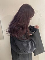 ラミエ バイ メルト 吉祥寺(lamie by melt)&nbsp;【小川】ピンクブラウン/きりっぱなし/エアリーロング