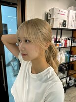 コワファースト長崎シャンプーボーイ 2nd(COIFF1RST 長崎 SHAMPOO BOY)&nbsp;顔周りレイヤー