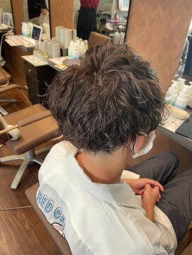 ヘアーショップ エヌアンドエー 幸手店(hairshop N&A) おしゃれ男子の波巻きスパイラルパーマ×王道マッシュ